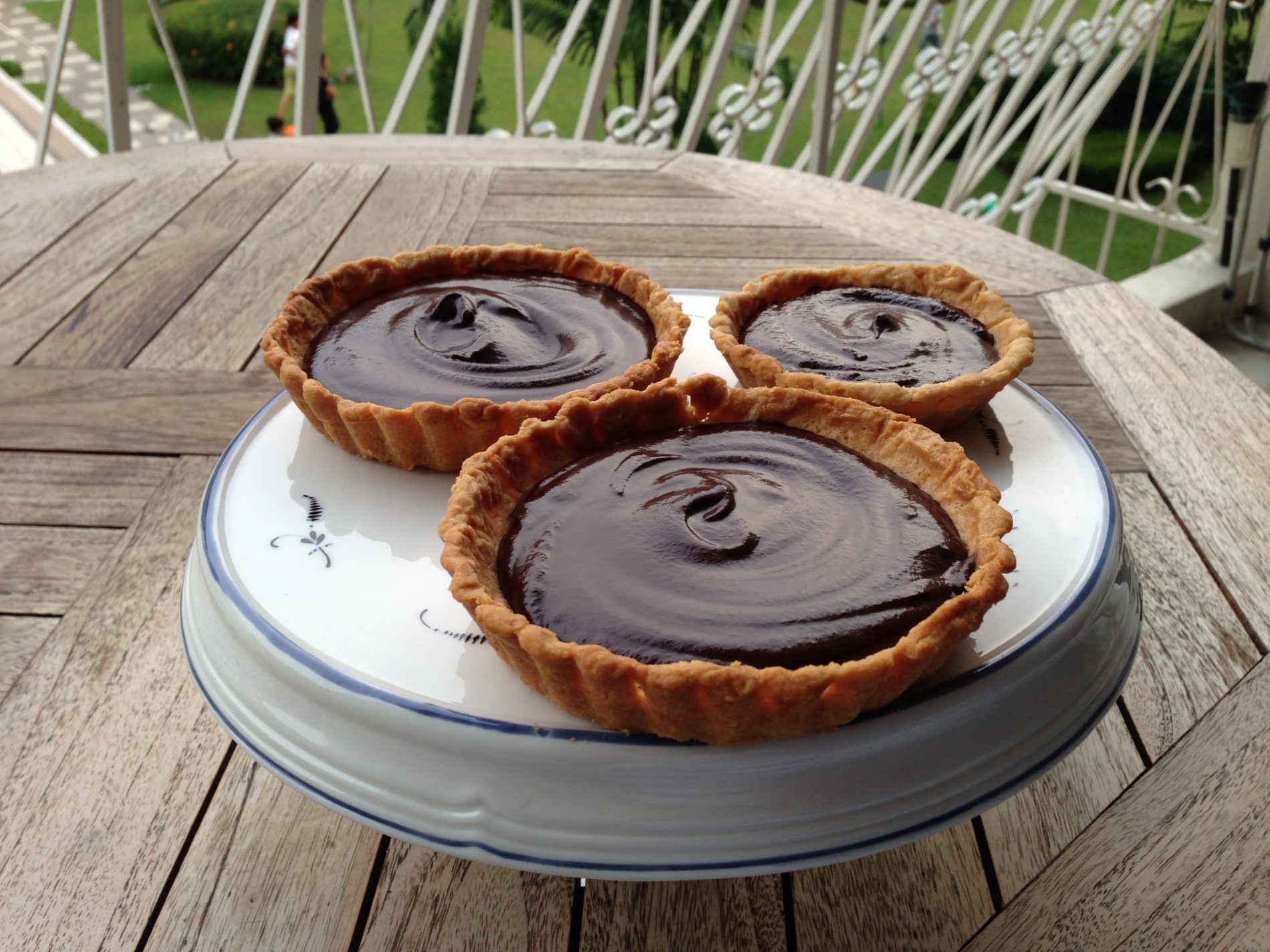 Weekend cooking-chocolate tart