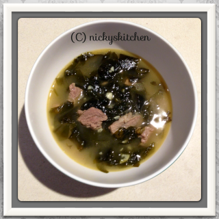 미역국 - seaweed soup