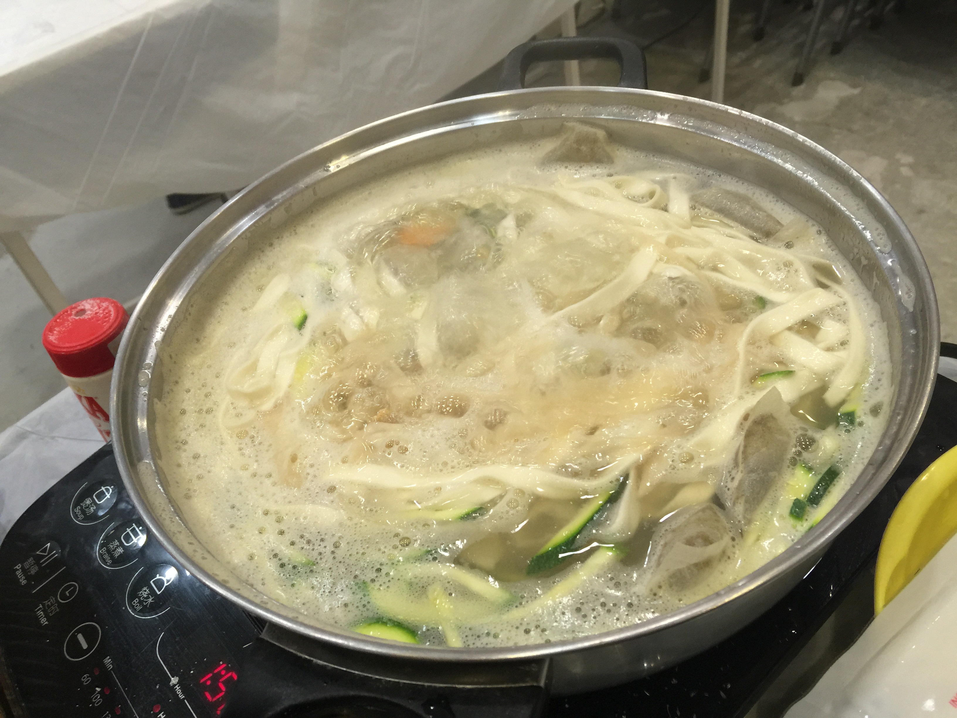 Korean handmade noodle soup